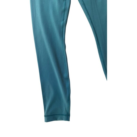 Lululemon Women's Size 6 Teal Green High-Waisted Full-Length Leggings - Picture 7 of 8